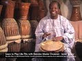 djembe drum lessons with master drummer: lamin jassey