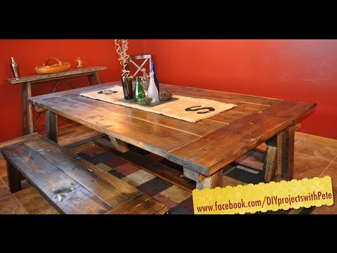 how to build your own harvest table