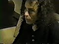 Ronnie James Dio - Brutally honest tour bus interview part 1