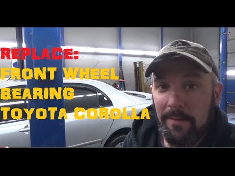 Replace Front Wheel Bearing - Toyota Corolla