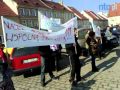 Mieszkańcy Lewina Brzeskiego protestują
