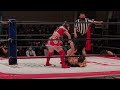 上原わかながエルボー、ボディスラムを宮本もかに放つ 東京女子プロレス「東京女子プロレス '23」 2023年1月4日