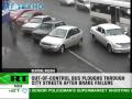 Speed rampage: Bus with no brakes runs amok