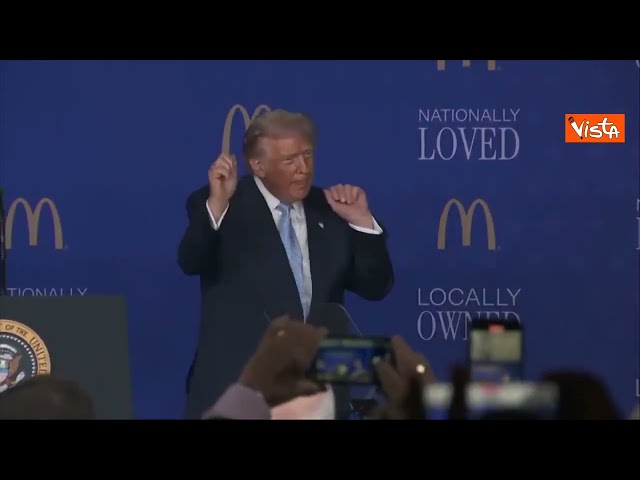Trump balla sulle note di Ymca a summit economico di McDonald's a Washington