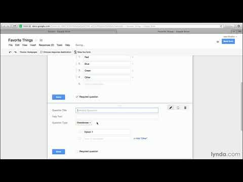 how to create google form