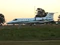 Learjet 31A PT-XPP pousando no Bacacheri