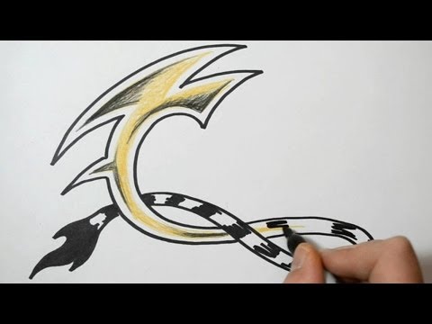 how to draw the letter c