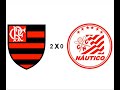 FLAMENGO 3 X 0 NÁUTICO BRASILEIRÃO SÉRIE A 2008
