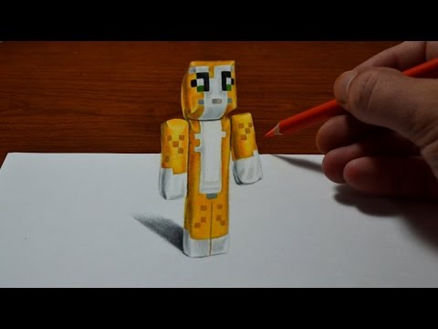 how to draw a 3d nose