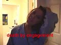 christa in behind-the-scenes making of 
