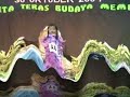 she got first in telling malay story ... location at bda bintulu ... 2007