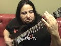 8 string Guitar by Dino Cazares of Divine Heresy on FPE-TV