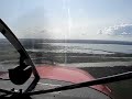 float plane landing on grace lake the pas manitoba canada