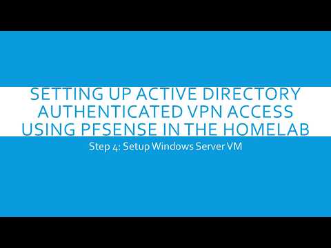 Setting up Active Directory Authenticated VPN access using pfSense in ...