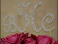 videos de Monogram Wedding Cake Toppers - Hot New Styles!