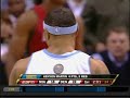 up up and away, said dick vitale as kenyon martin dunked on jamaal magloire who clearly fouled him in this video even though the refs didn't call the foul.