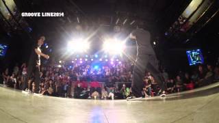 Cgeo vs GenGen – GROOVE LINE 2014 Pop BEST8 (Another angle)
