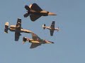 nellis air show 2007 part 5 with raptor demo