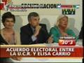 Union entre la U.C.R. y la Coalicion Civica con Elisa Carrio