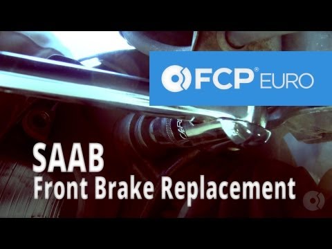 Saab Brake Replacement (9-5 3.0 Turbo Front Pads & Rotors) FCP Euro
