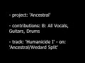 Random boring sound-art I like, beware: inhumane and bleak.