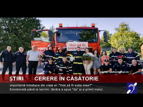 Cerere în căsătorie, la Stația de Pompieri Ștei