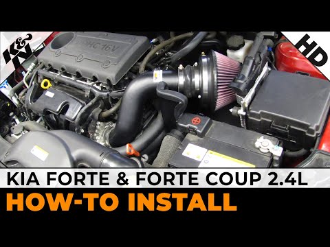 2010, 2011, 2012 and 2013 Kia Forte 2.0L and Forte Koop 2.4L Air Intake Installation