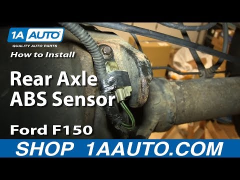 How to Install Replace Rear Axle ABS Sensor Ford F150