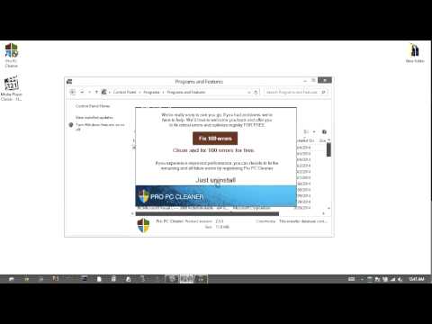 how to remove pc pro cleaner