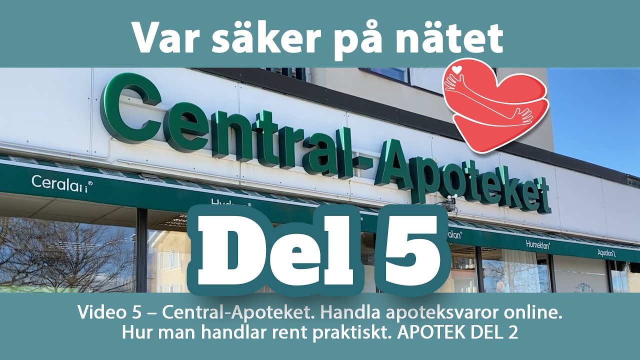 Häng med upp på nätet – Del 5 – Central-Apoteket 2 – hur man handlar rent praktiskt