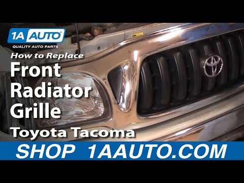 How To Install Replace Front Radiator Grill Toyota Tacoma 01-04 1AAuto.com