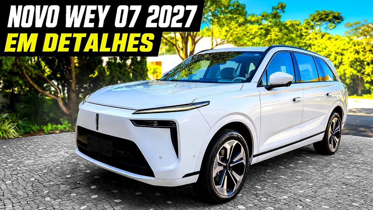 NOVO GWM WEY 07 2027 - MUITO LUXO E PERFORMANCE NO MESMO CARRO
