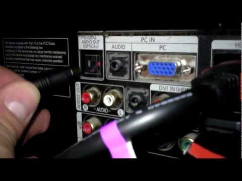 how to attach speakers to lg tv