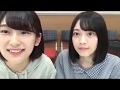 欅坂46 井上梨名・森田ひかる SHOWROOM 2019年6月5日