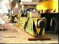 special transport of a 600 tons harbour crane