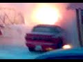 Incendio del carro de Daniel Roldan