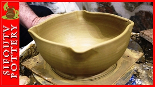 Making a Pottery square shaped bowl!!!