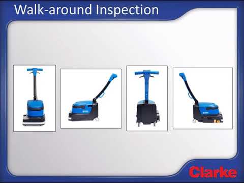 Youtube External Video Use & care video for the Clarke MA30 13B cylindrical floor scrubber.