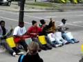 Bucket Drumming at Art Institue of Chicago
