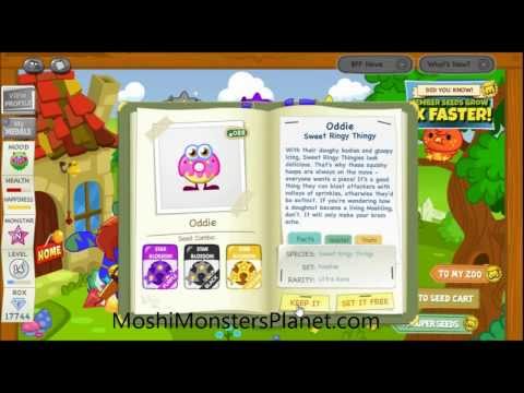 how to grow oddie on moshi monsters