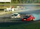 X-treme drift @ Botniaring Jurva 2008 BMW vs Silvia