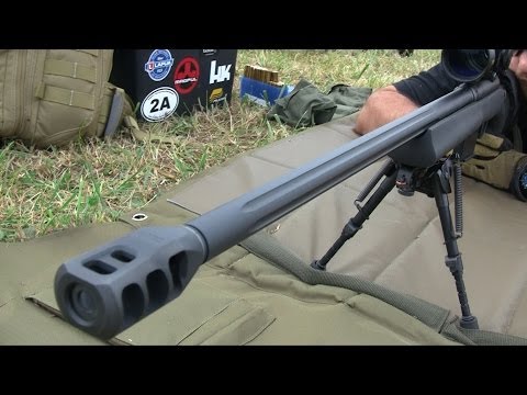 .338 lapua rifles - POI Tactical brought their Barrett and Savage .338 Lapua rifles out to our 1000m range. Everyone got some trigger time and here are the first shot reactions ...