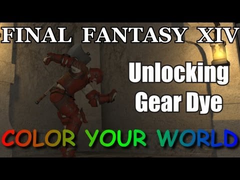 how to dye in ffxiv
