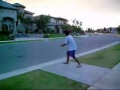 Invisible rope prank