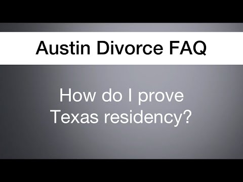 how to prove residency