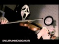 played with violin  SAKURA  [ Ikimono-gakari ]
