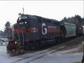videos de Maine Central Railroad # 347 in Brunswick (Pt 2)