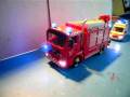 videos de Real working strobe and rotary lights on  heavy rescue truck and ambulance - model cars 1:87