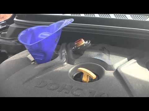 2012 Hyundai Elantra Oil Change (can be looked at for other cars too)