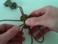Tressage de paracorde : fabrication d'une boucle à dégrafage rapide.
